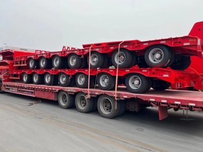 7 Axles Lowbed Trailers